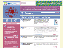 Tablet Screenshot of centroafroecuatoriano.feautor.org